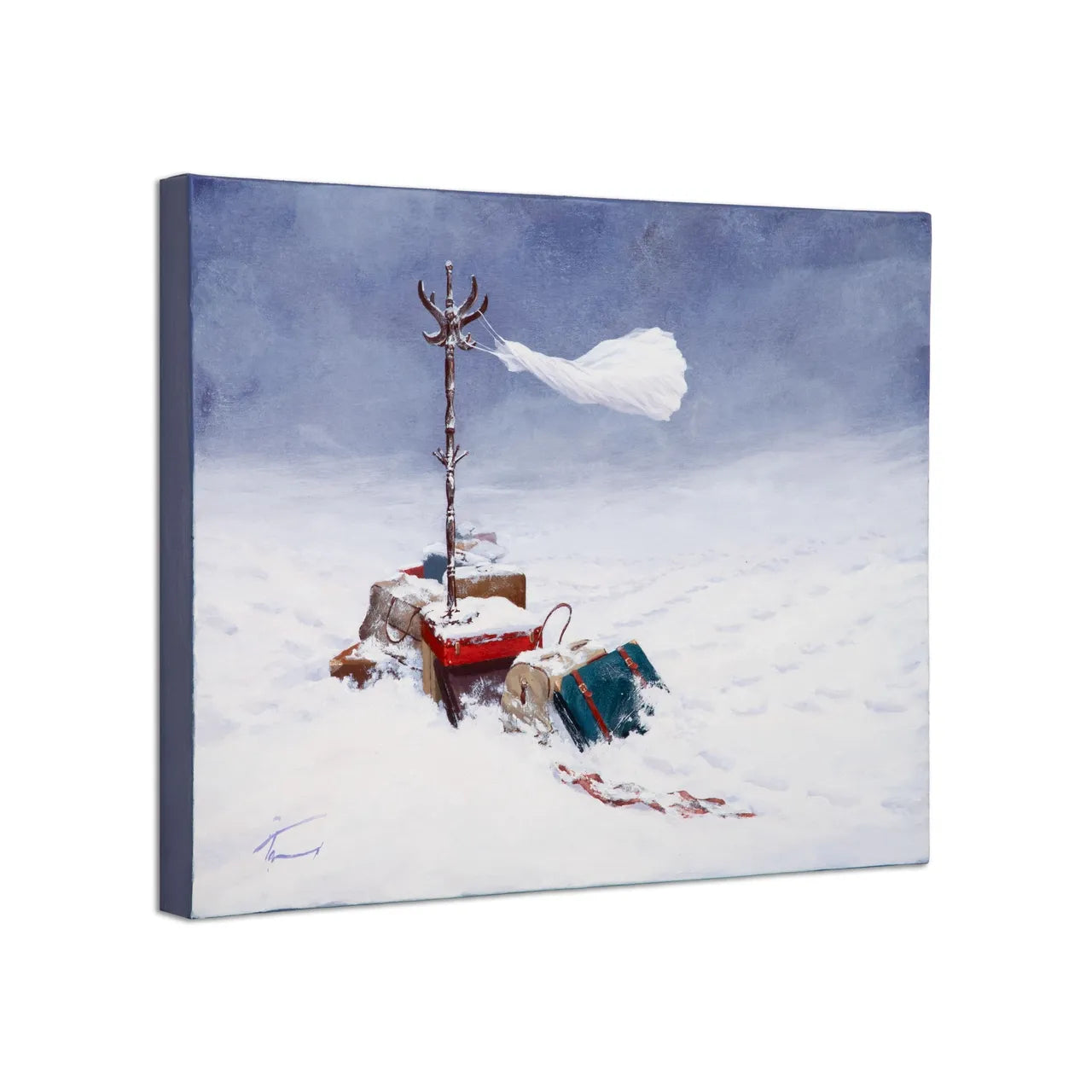 "Untitled" by Elaheh Torabi- Acrylic on canvas (H: 17.7″ × W: 23.6″)