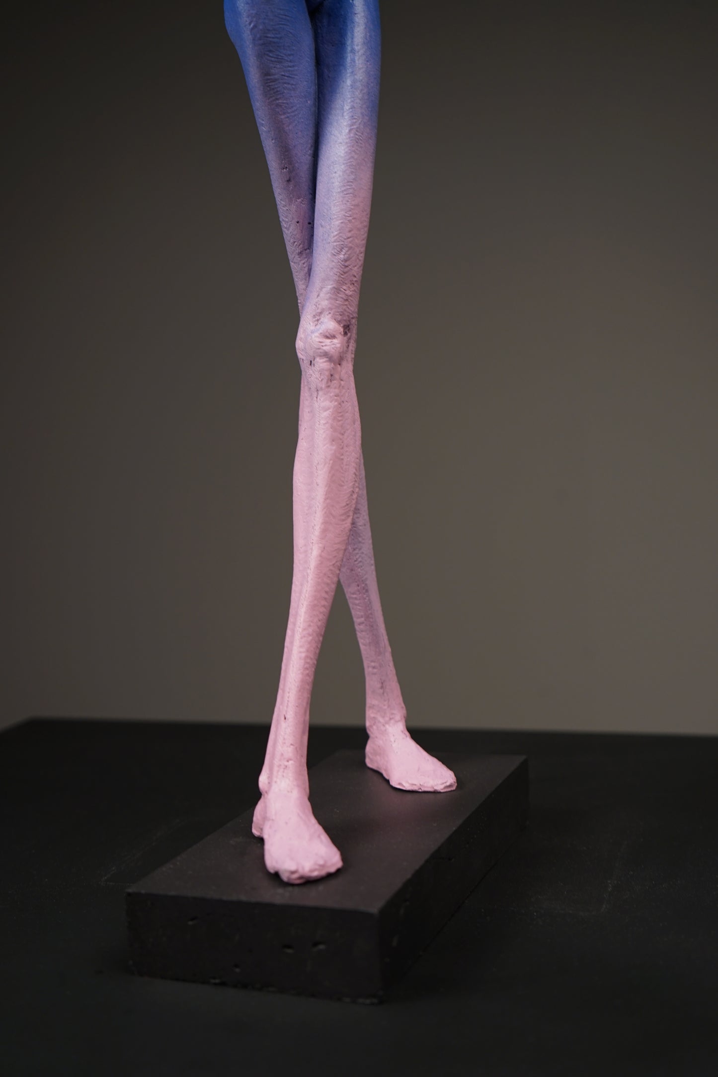 Crossed-Leg Standing Mademoiselle Sculpture by Soheyl Bastami - Unique Edition 14