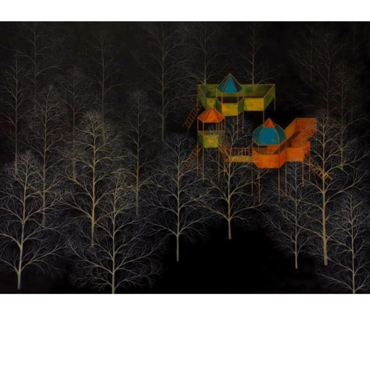 war2 Painting by Shila Piran- Acrylic on paperboard (17.3″ × 19.7″)