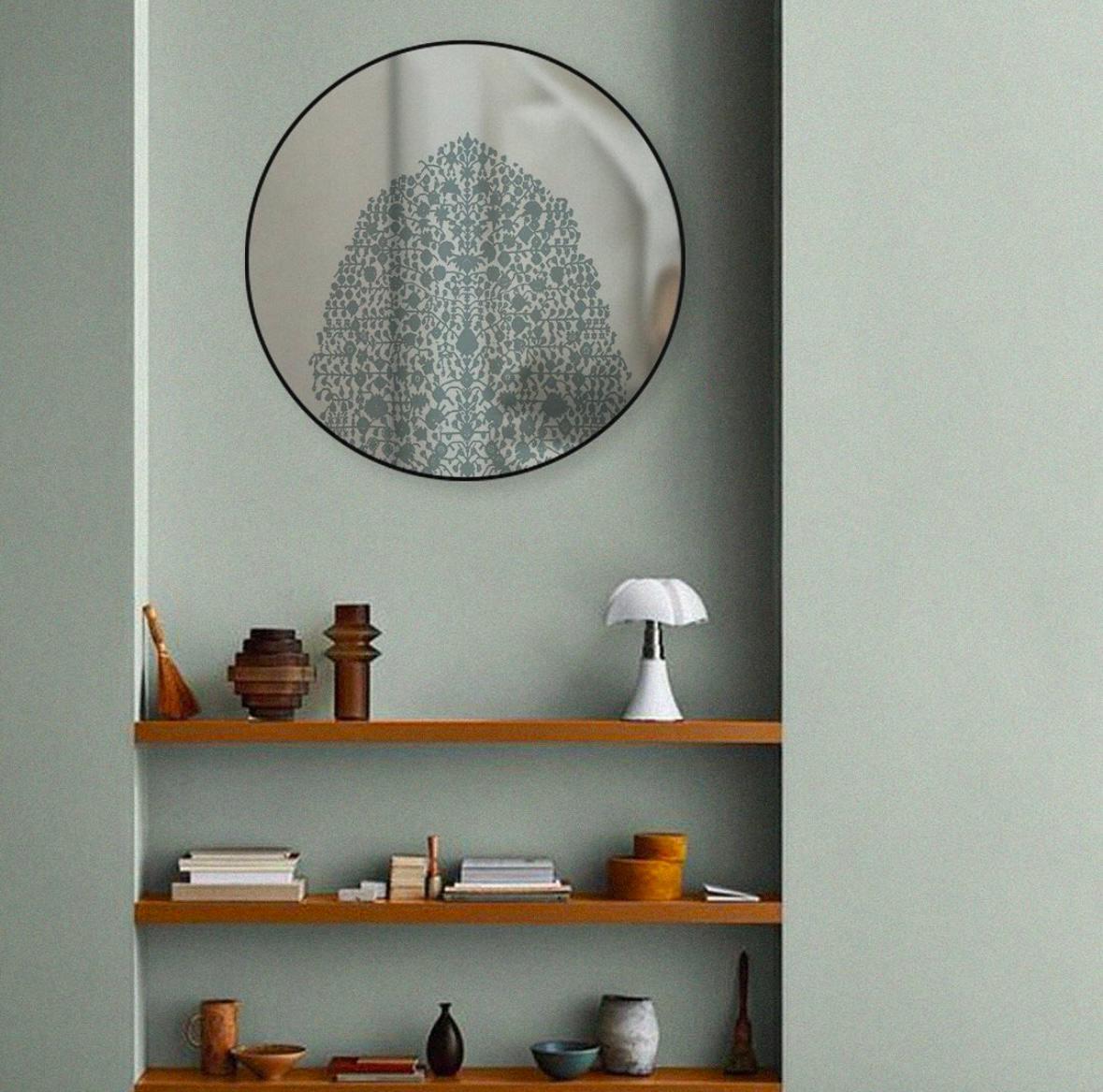 Metal-Framed Mirror "Shiraz Reflection " by Rashed