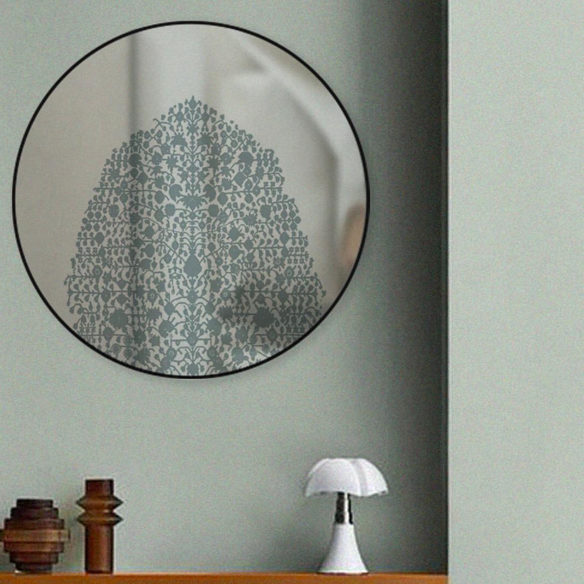 Metal-Framed Mirror "Shiraz Reflection " by Rashed