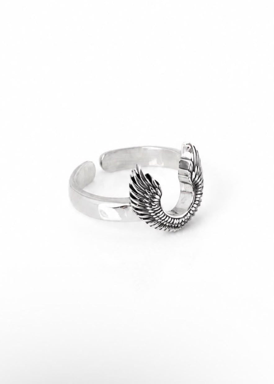 Handmade Silver Ananda Ring by Sun Nafissi