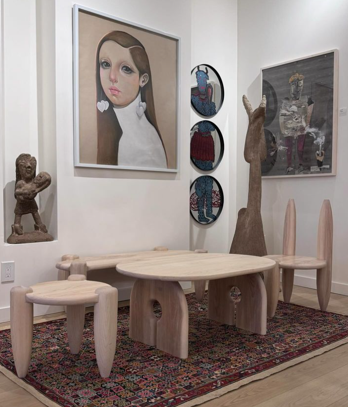 the stool in real living space