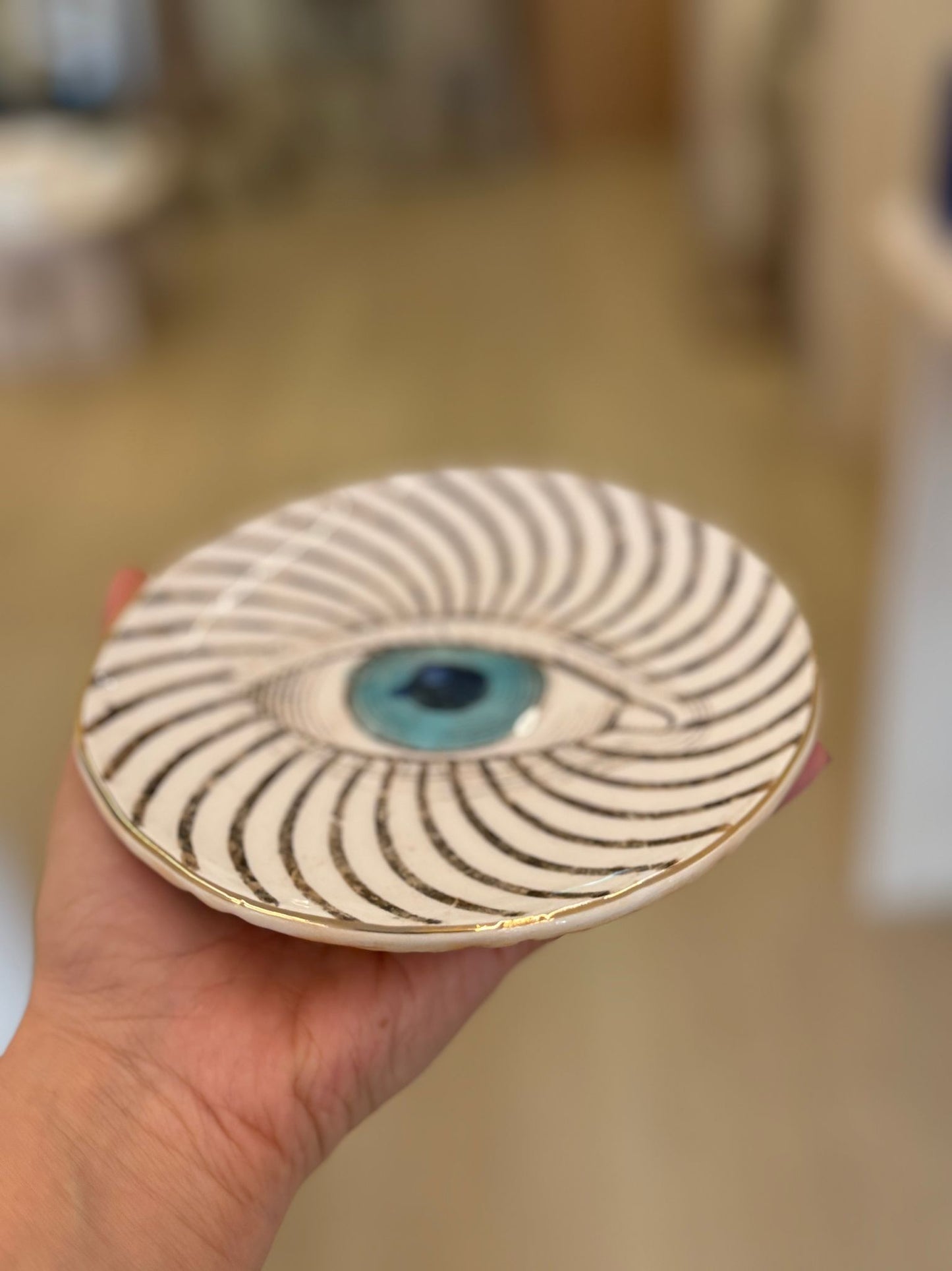 Rastin Eye Ceramic Plate
