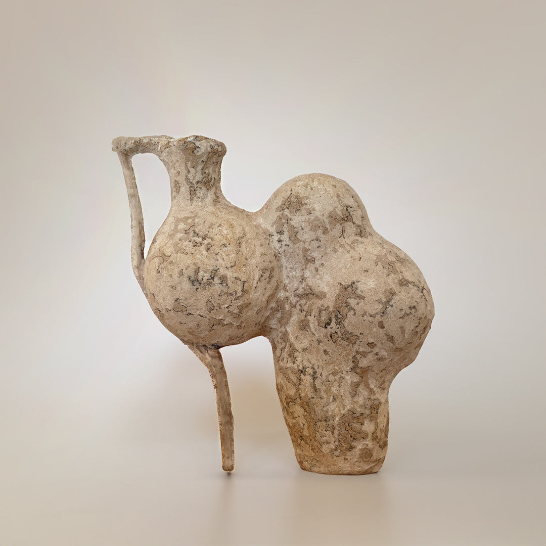 Papier-Mâché Camel Vase by Roosha