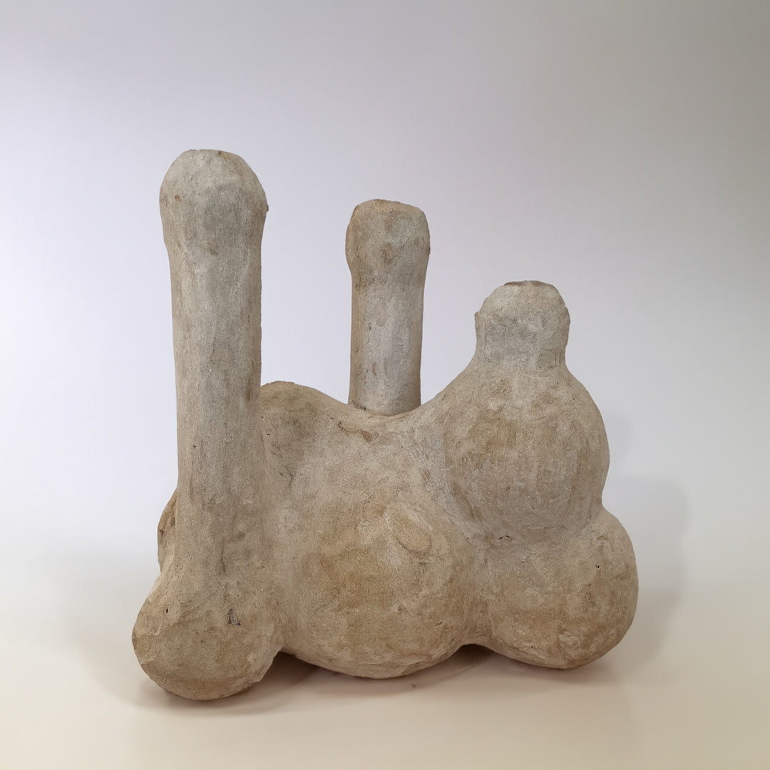 Papier-Mâché Candleholder by Roosha"