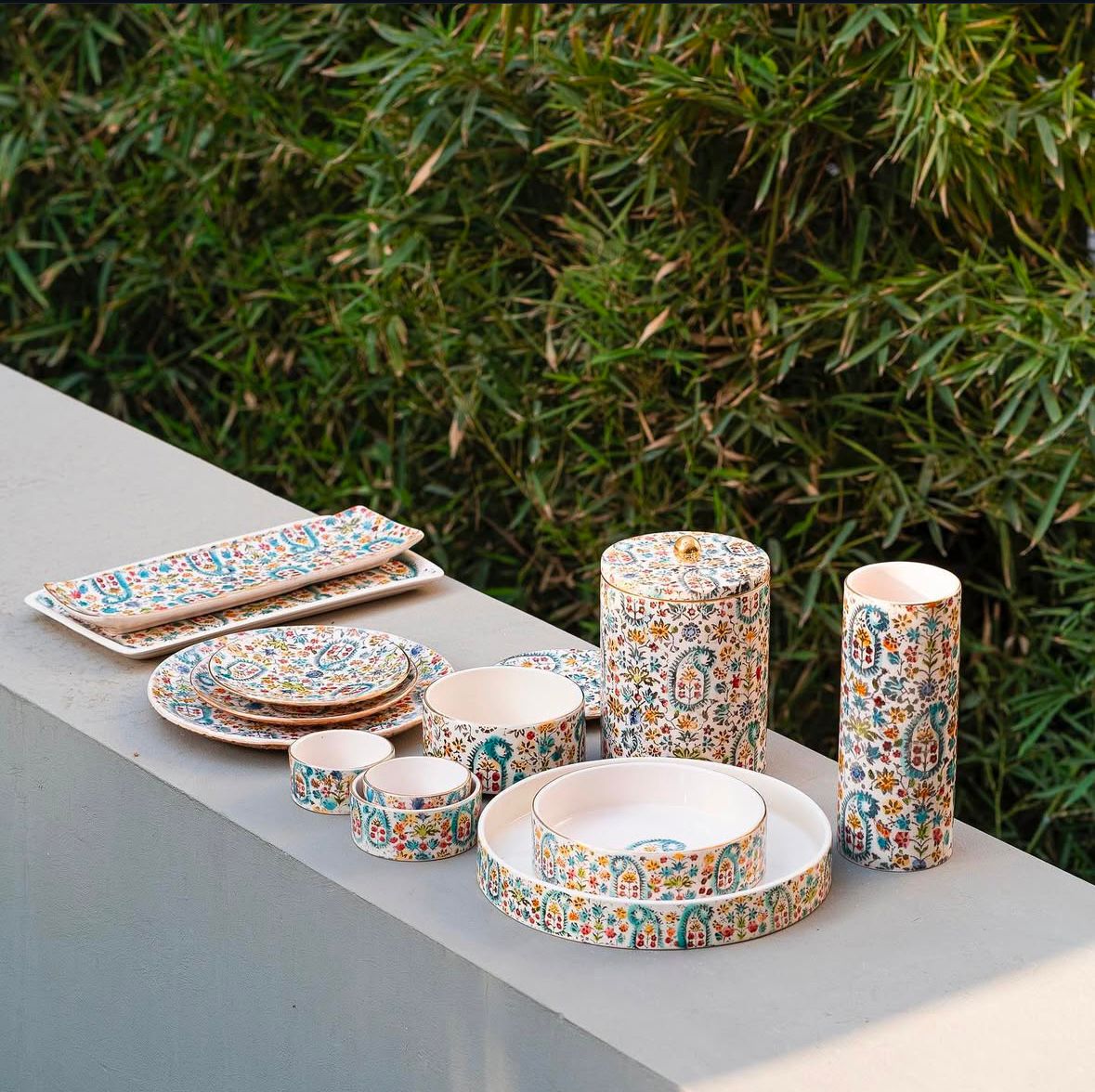 Bote Painted Platter