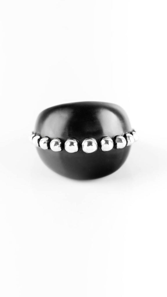 Siver Black Ring by Sun Nafissi