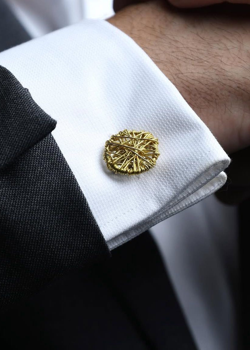 Round Cufflinks by Sareh