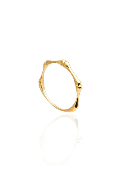 "Bone " Ring 18K Gold by Tille