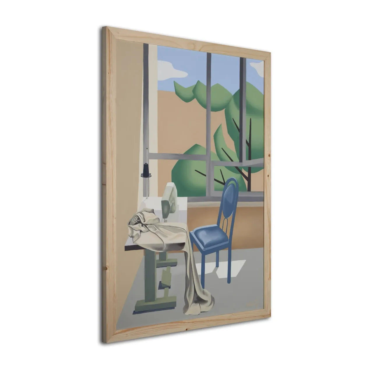 "Memory" From the Man-of-Space Collection Sahar Tajizadegan - Oil paint on canvas (H: 39.37″ × W: 27.56″)