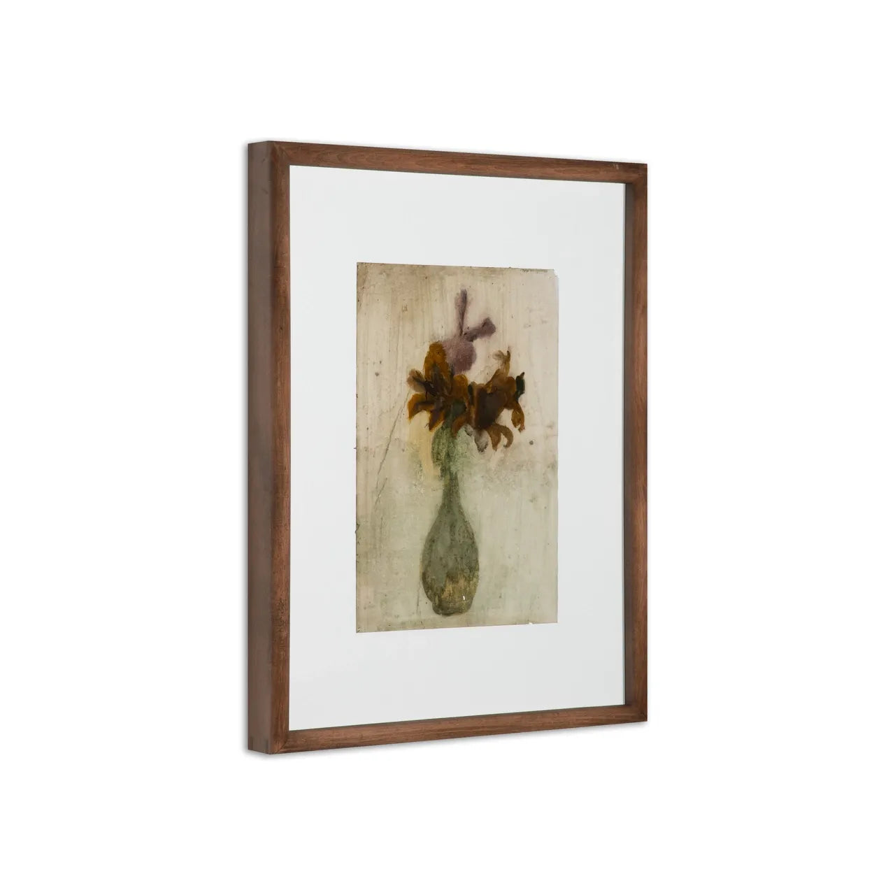 "Untitled" Painting by Houry Benam - Charcoal and acrylic on paper (H:11.42″ × W: 8.07″)