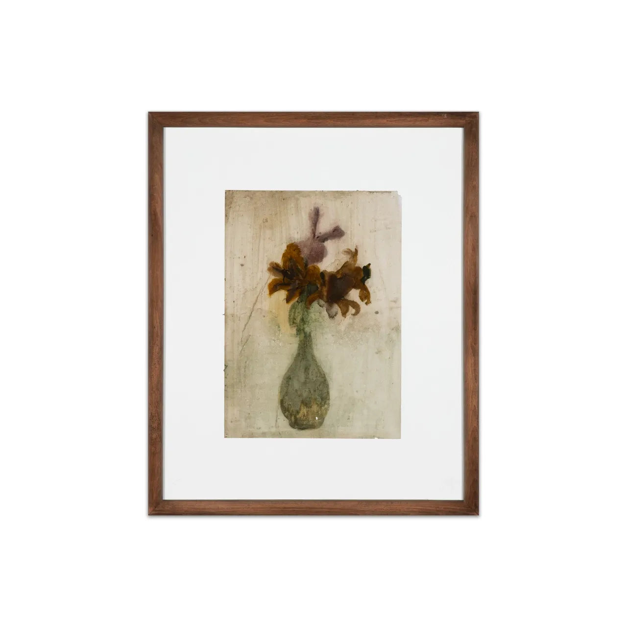 "Untitled" Painting by Houry Benam - Charcoal and acrylic on paper (H:11.42″ × W: 8.07″)