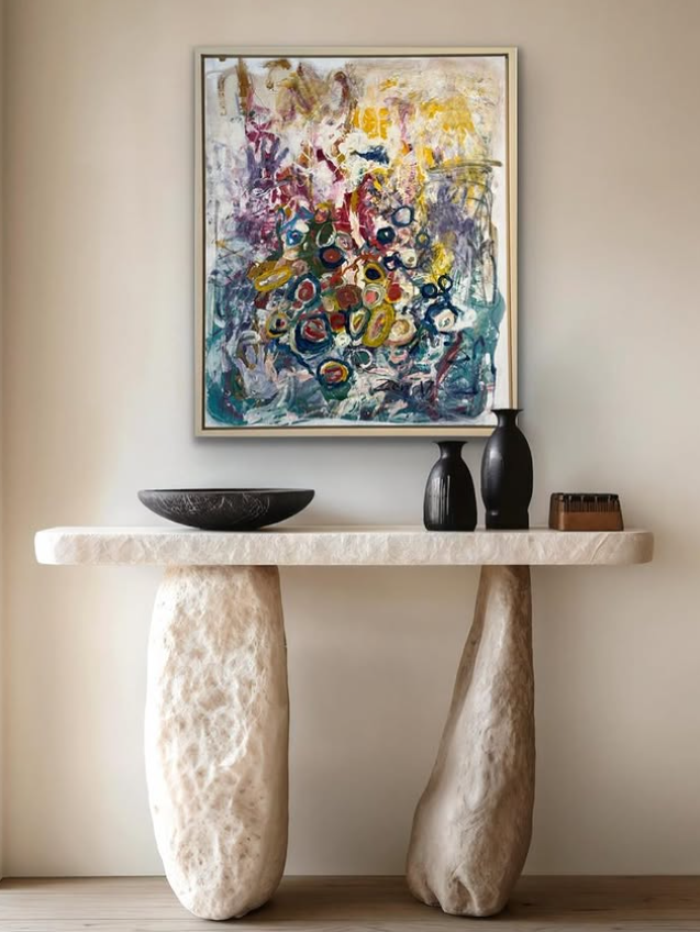 "Untitled" Painting by Monir Zendeh- Acrylic on Canvas 43” x 35”