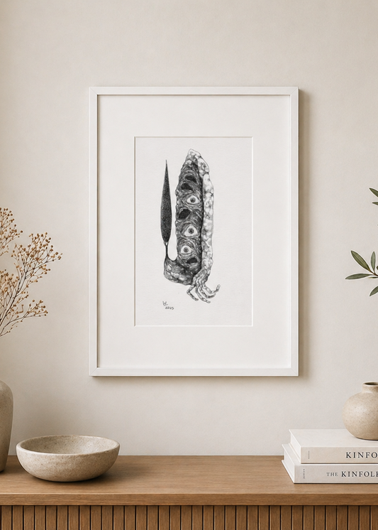 "Thresholds: Ring Road" Drawing by Nima Arabi- Pencil on Archival Paper (7.09″ × 4.72″)