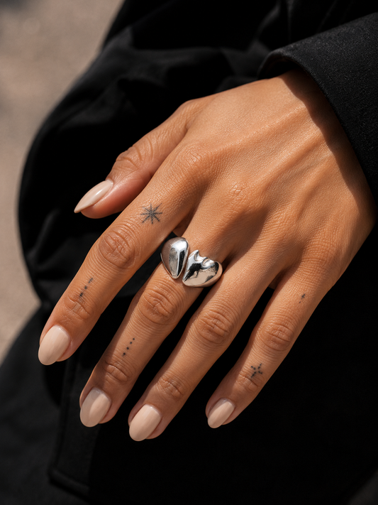 Handmade Silver Ring number 13 by Sun Nafissi