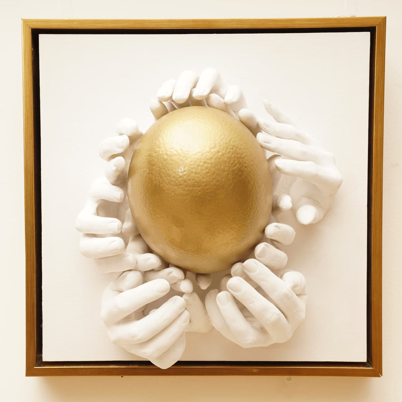“In Our Hands" by Donya Shoja— from the Painful Rebirth exhibition