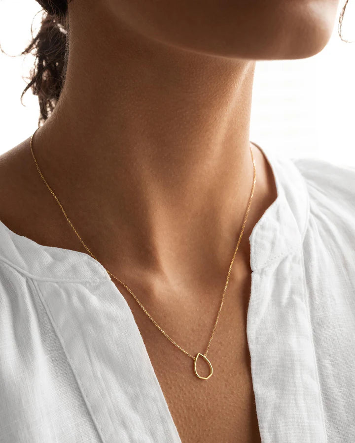 "Ash" Necklace 18k Gold by Tille