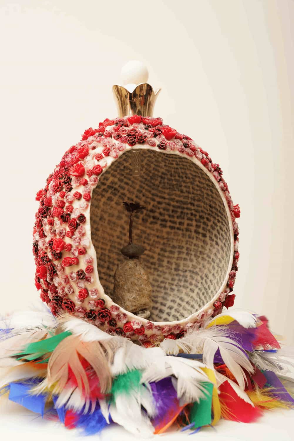 “Transfiguration of a Dead End” by Homa BazrAfshan — from the Painful Rebirth exhibition