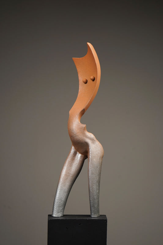 Half-Leg Standing Mademoiselle Sculpture by Soheyl Bastami - Unique Edition 15