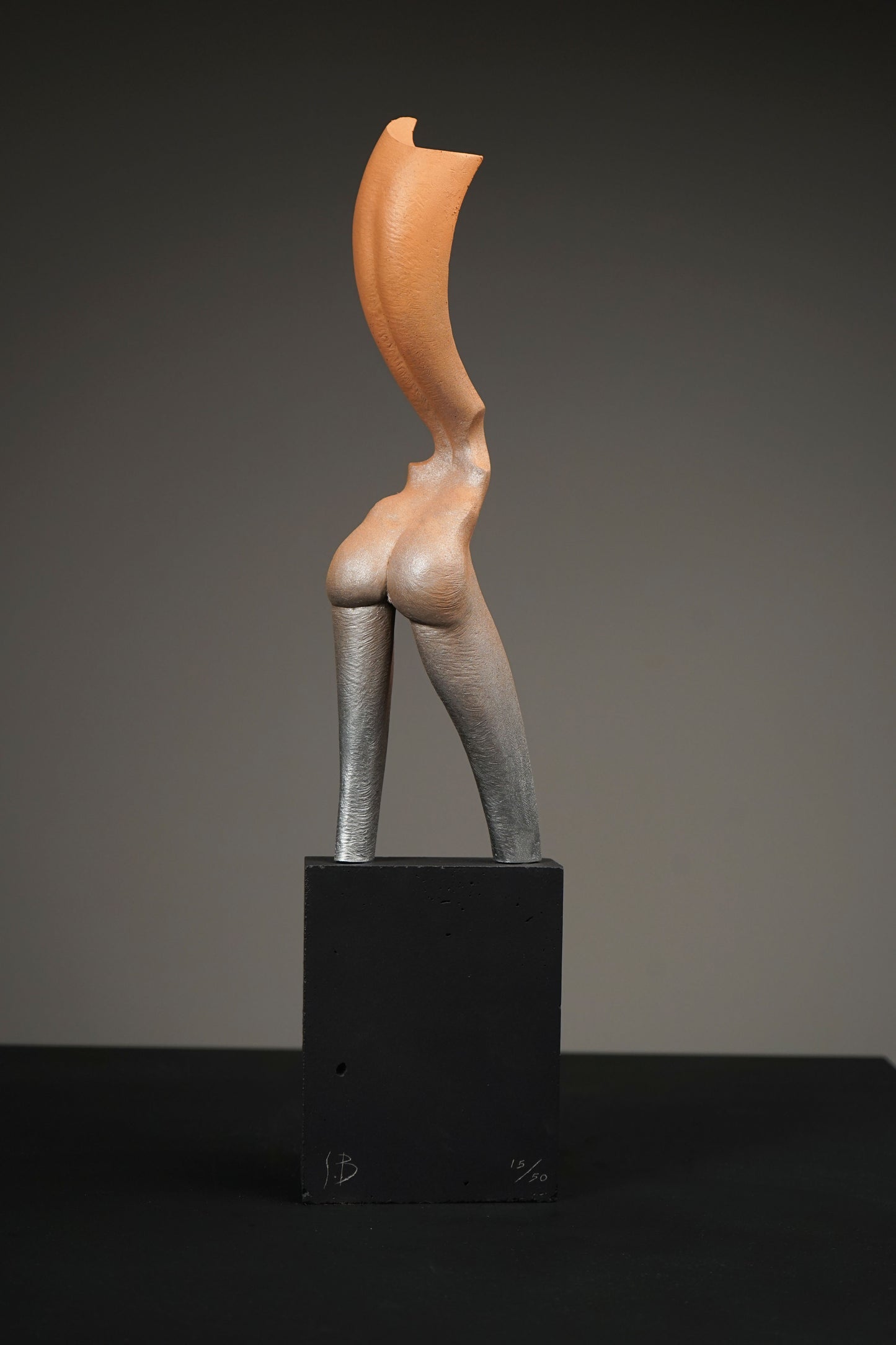 Half-Leg Standing Mademoiselle Sculpture by Soheyl Bastami - Unique Edition 15