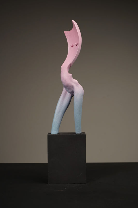 Half-Leg Standing Mademoiselle Sculpture by Soheyl Bastami - Unique Edition 17