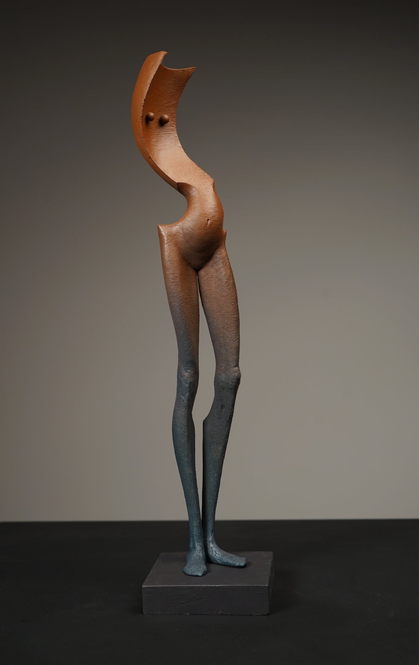 Simple Standing Mademoiselle Sculpture by Soheyl Bastami - Unique Edition 15