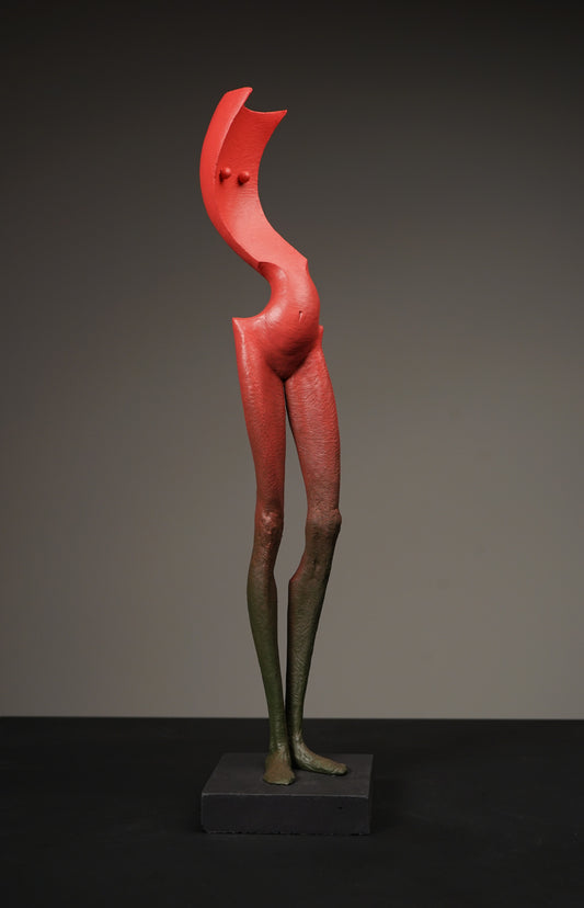Simple Standing Mademoiselle Sculpture by Soheyl Bastami - Unique Edition 16
