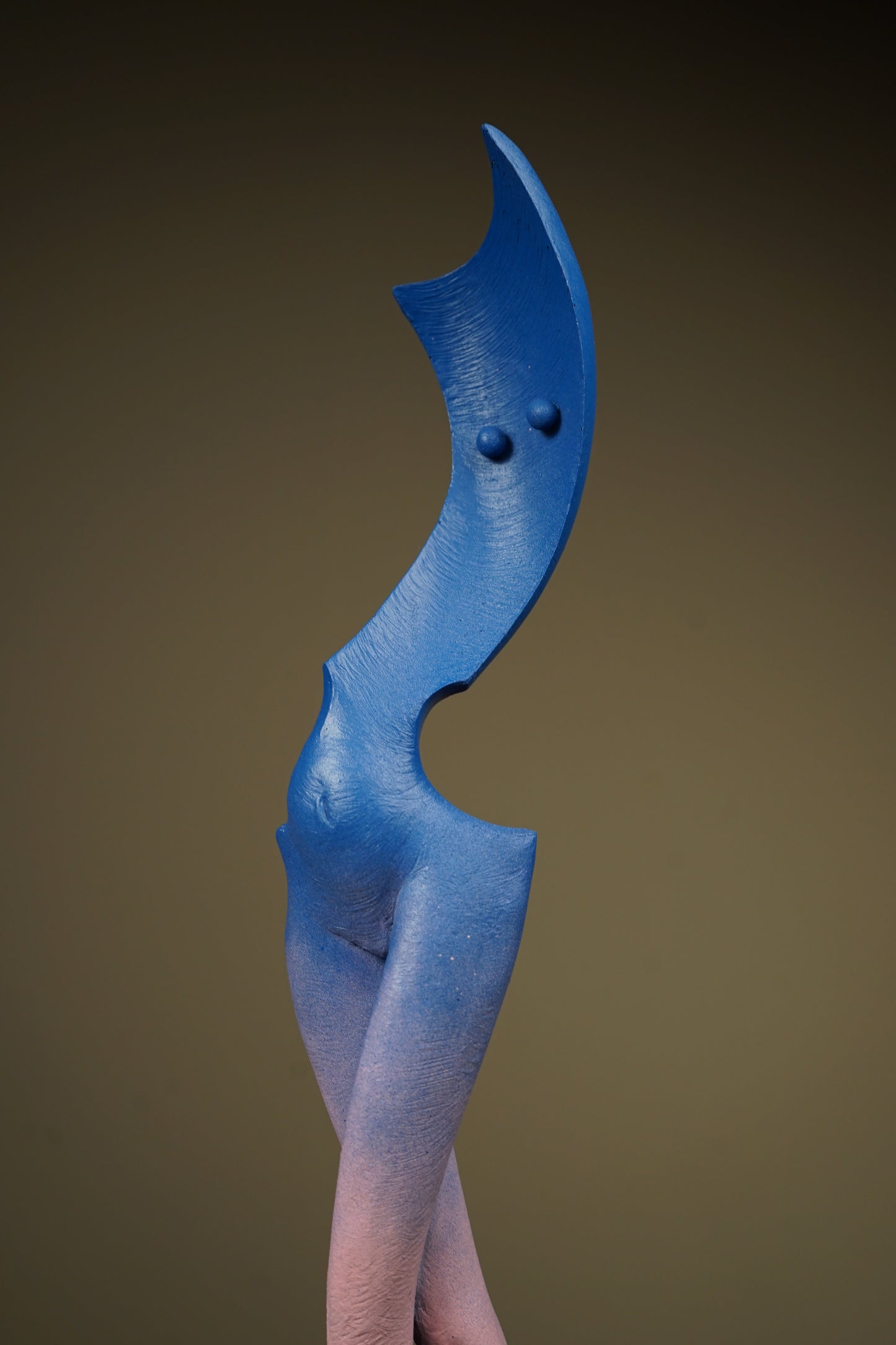 Crossed-Leg Standing Mademoiselle Sculpture by Soheyl Bastami - Unique Edition 14