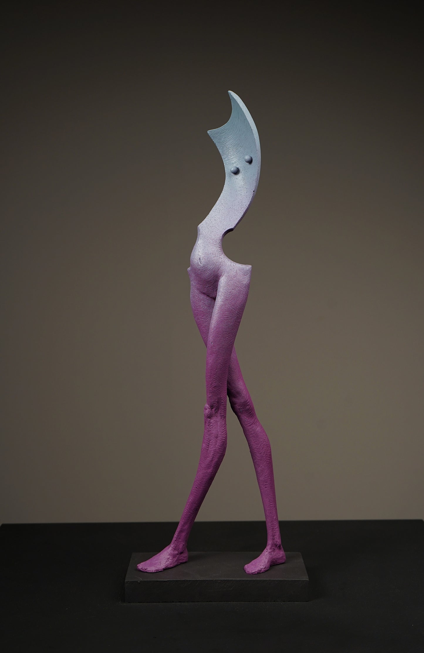 Crossed-Leg Standing Mademoiselle Sculpture by Soheyl Bastami - Unique Edition 15