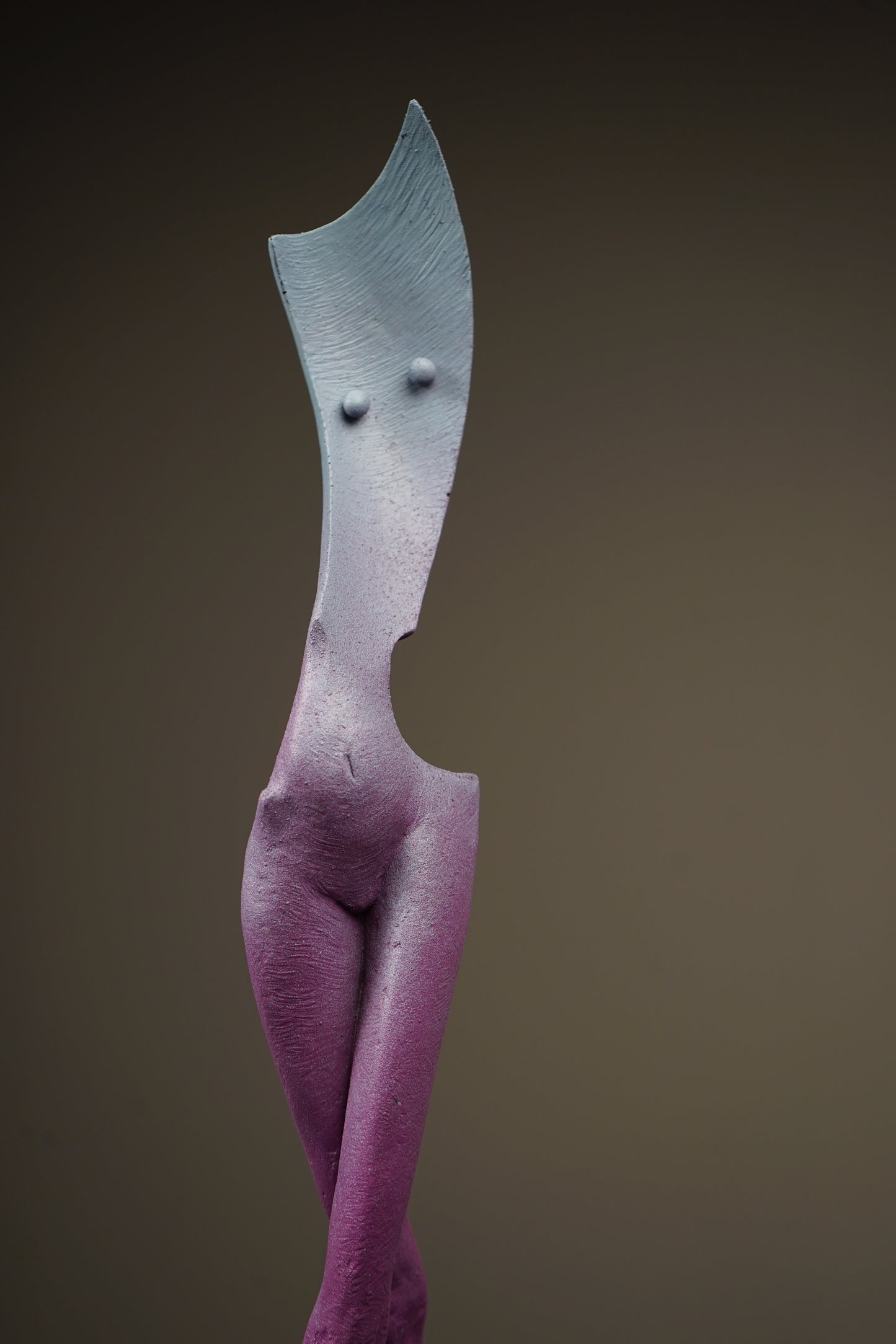 Crossed-Leg Standing Mademoiselle Sculpture by Soheyl Bastami - Unique Edition 15