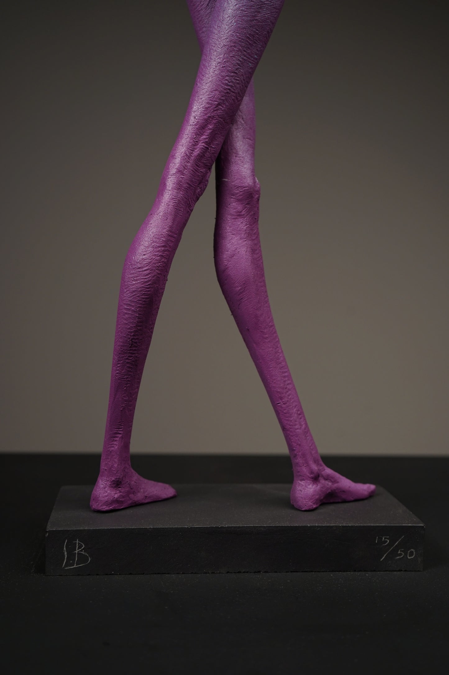 Crossed-Leg Standing Mademoiselle Sculpture by Soheyl Bastami - Unique Edition 15