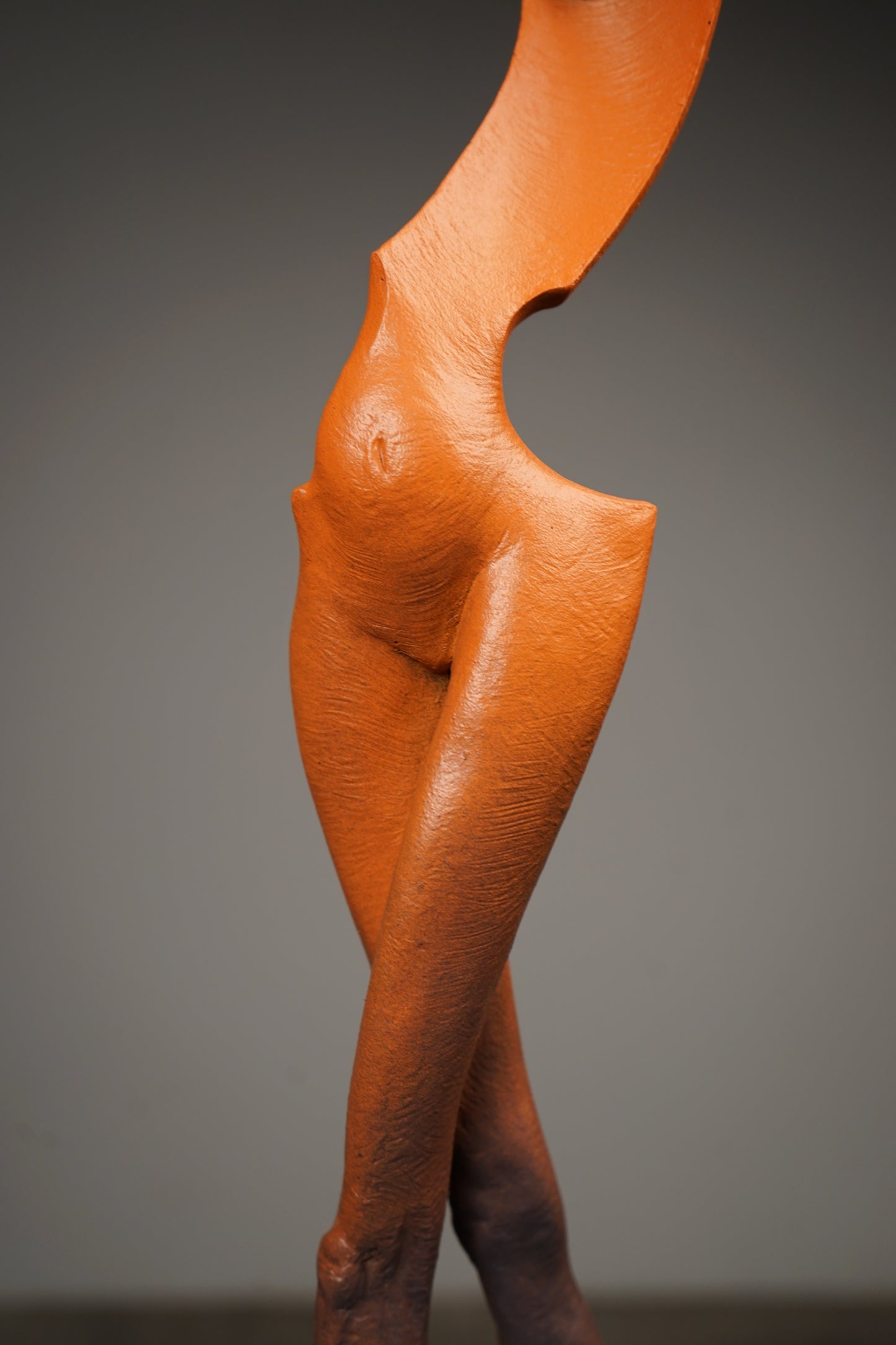Crossed-Leg Standing Mademoiselle Sculpture by Soheyl Bastami - Unique Edition 17