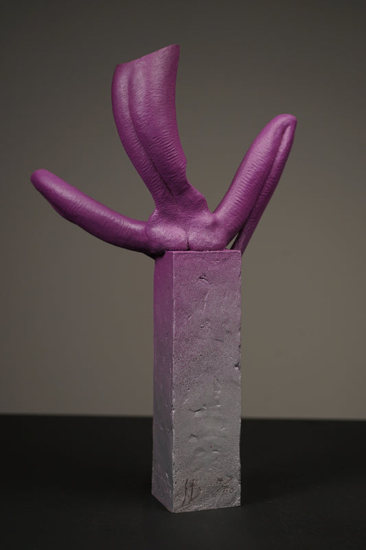 Seated Mademoiselle Sculpture by Soheyl Bastami - Unique Edition 14