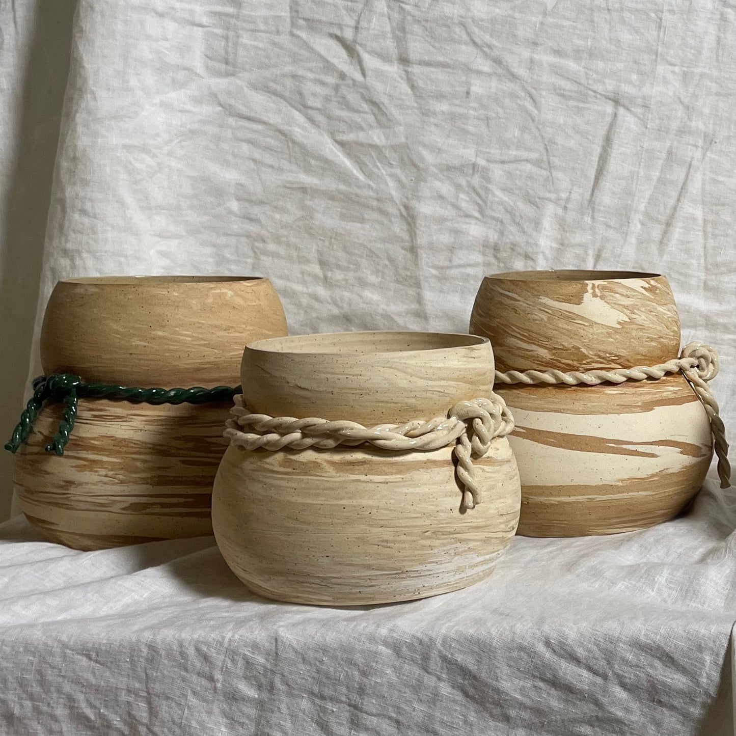 Rope Vase by Vicky