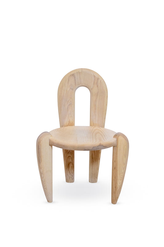 Dara Tabrizianpour - Ash wood Curve chair