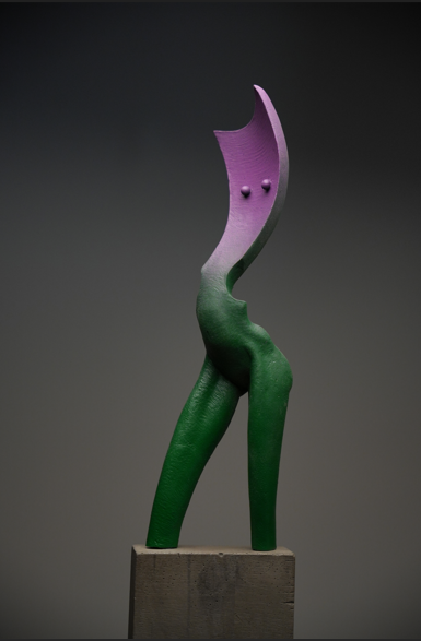 Half-Leg Standing Mademoiselle Sculpture by Soheyl Bastami - Unique Edition 7