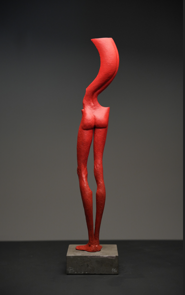 Simple Standing Mademoiselle Sculpture by Soheyl Bastami - Unique Edition 7