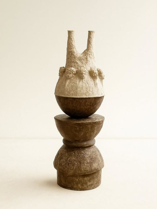 Handcrafted Sculptural Candle Holder by Roosha