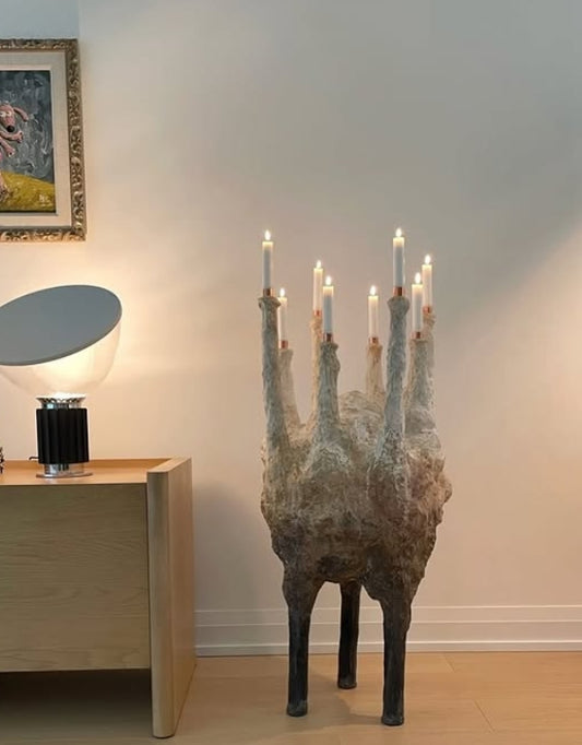 Handcrafted Sculptural Candle Holder by Roosha