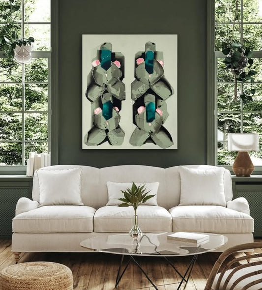 Acrylic on Canvas by Babak Yaghooti