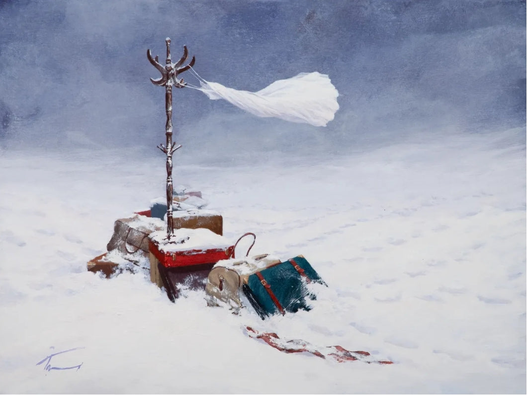 "Untitled" by Elaheh Torabi- Acrylic on canvas (H: 17.7″ × W: 23.6″)