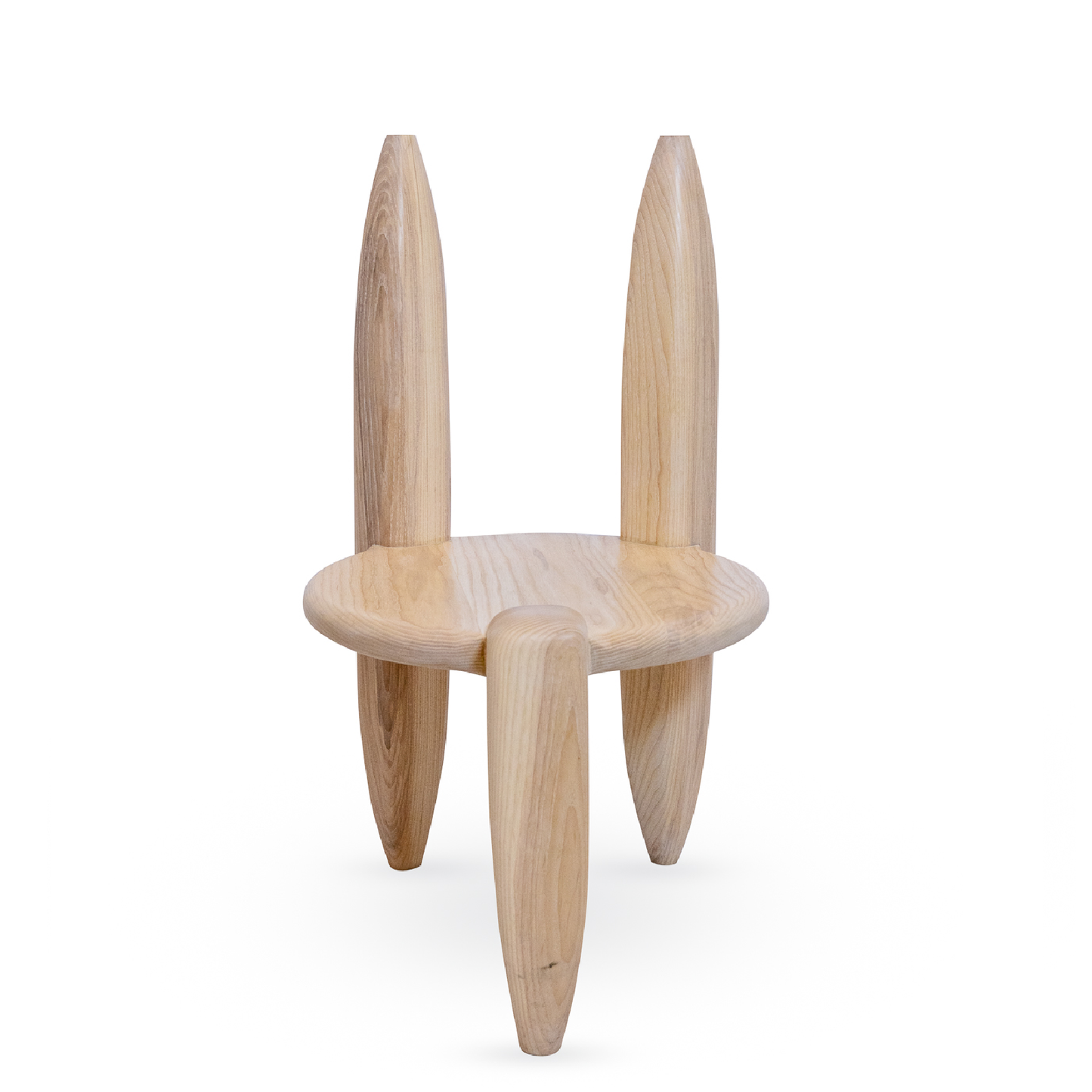 Dara Tabrizianpour - Ash Wood 3 Leg Chair