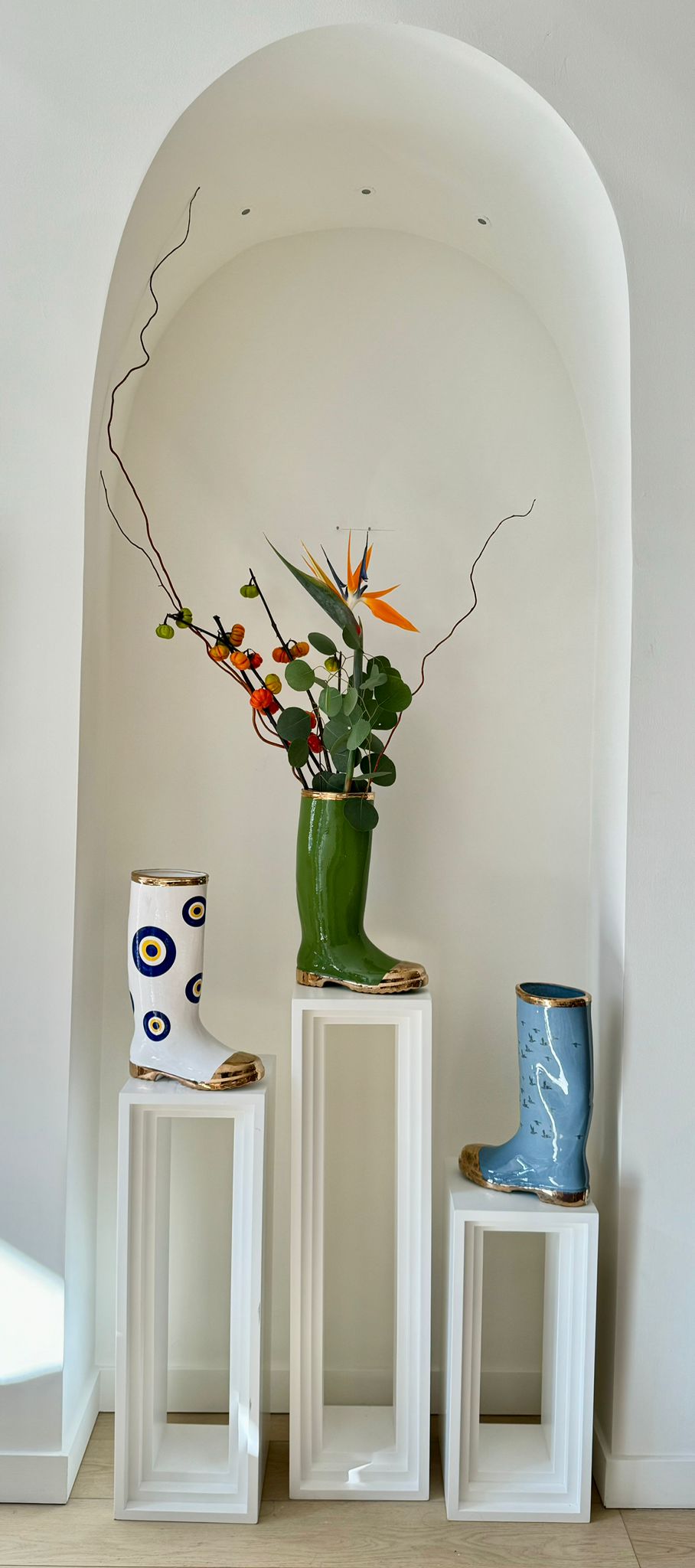 Jeyran Ceramic Boots/ Vase