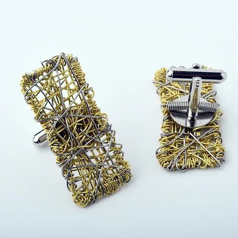 Rectangle Cufflinks by Sareh Ghomi