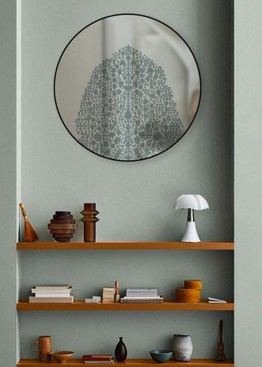 Metal-Framed Mirror "Shiraz Reflection " by Rashed