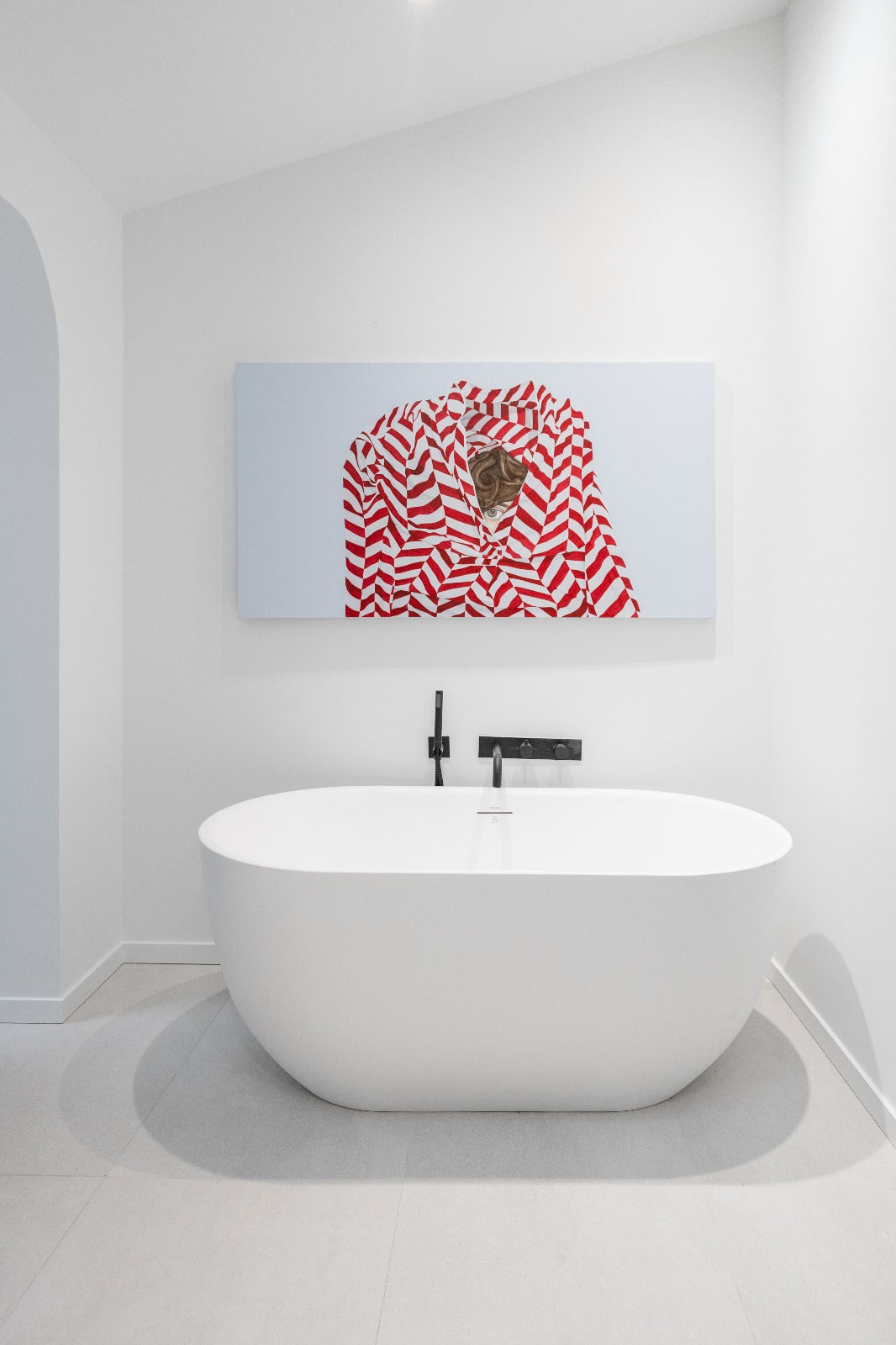 "Untitled" Painting by Alishia Morassaei- Acrylic on Canvas 31”x60”