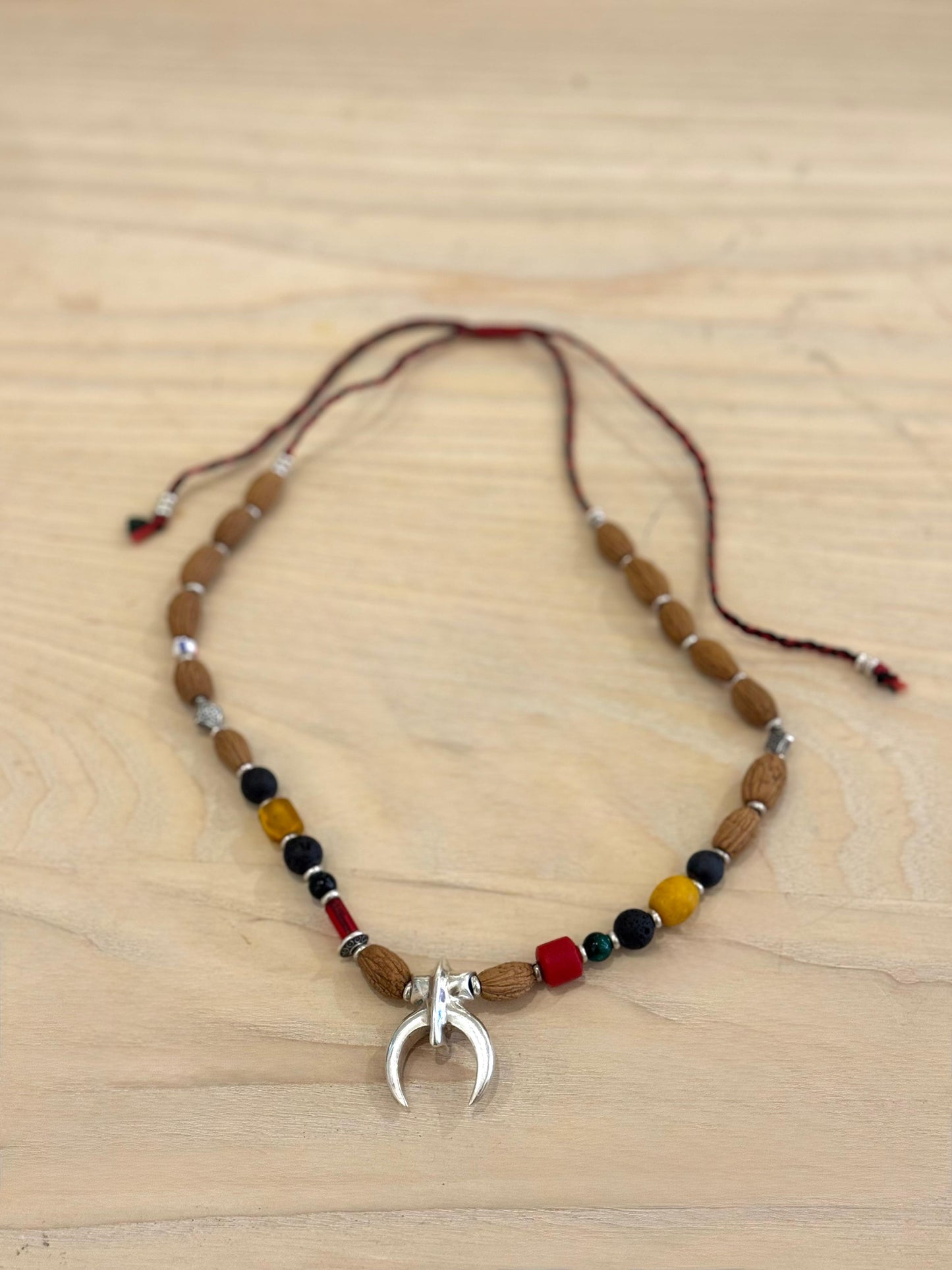 Handmade Silver "Hero" Necklace by Sun Nafissi