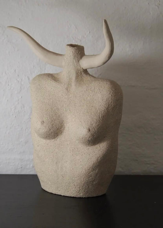 Ceramic Torso Vase from Zan Collection by TaraD (Model 03)