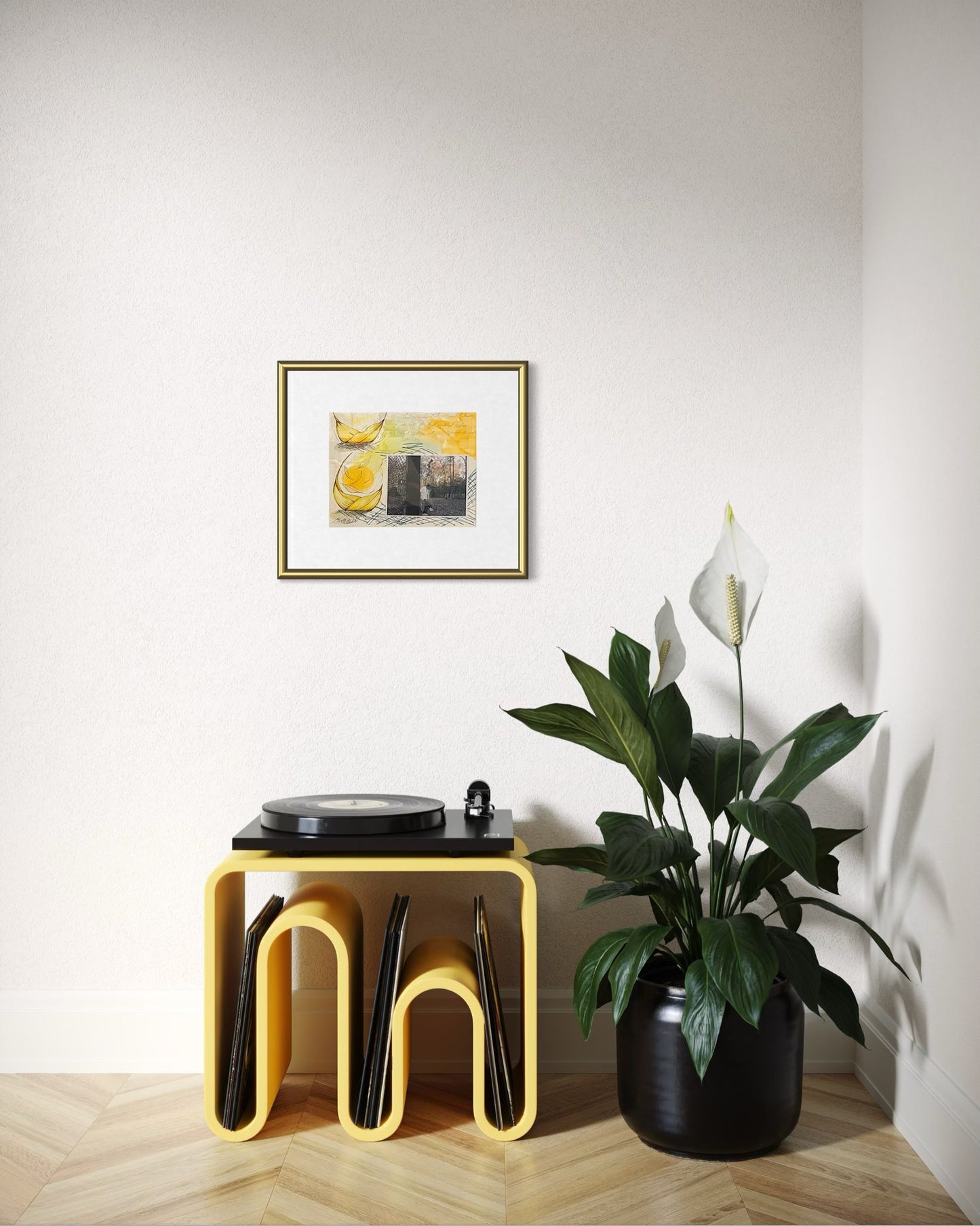Untitled artwork by Mona Raissi - Mixed Media (7.48 × 9.45 inches)
